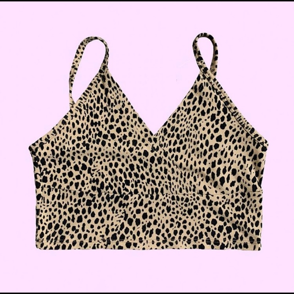 Brandy Melville Rare Cheetah Amara Tank